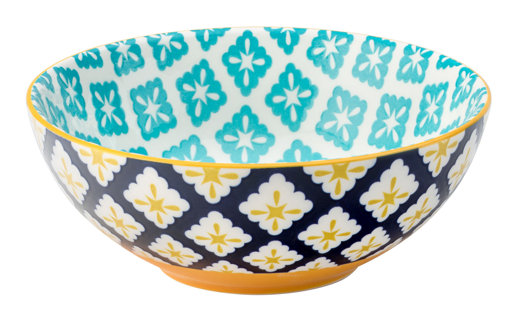 Cadiz Blue & Yellow Bowl 6.3